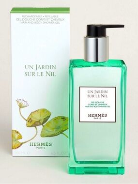 NEW Sealed Hermes Un Jardin sur le Nil Hair and body shower gel 200ml 6.5 FL Oz